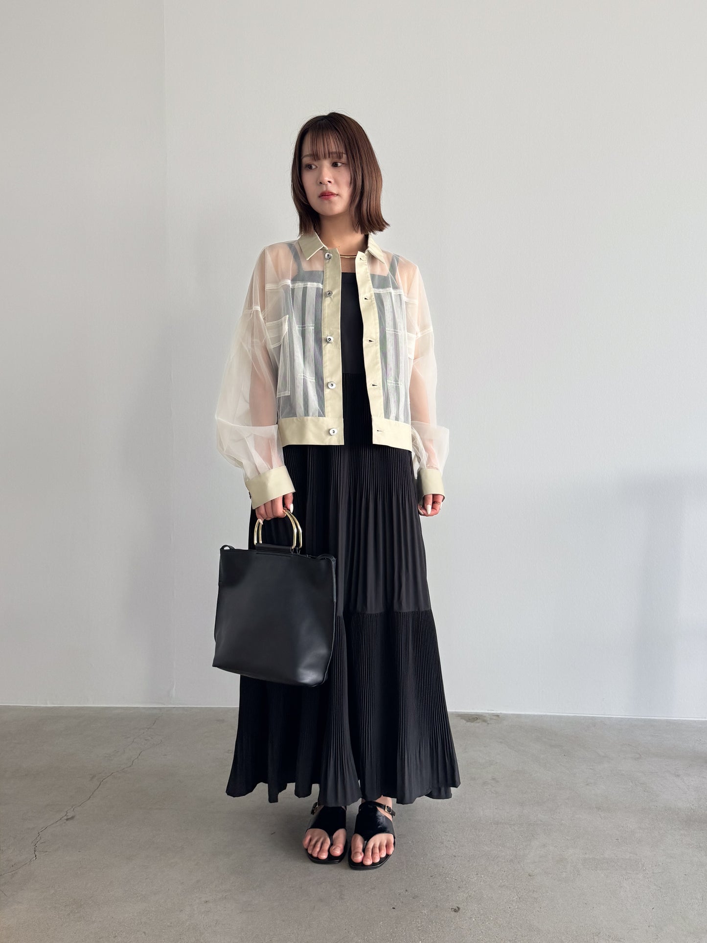 シアーカーデセットワンピース