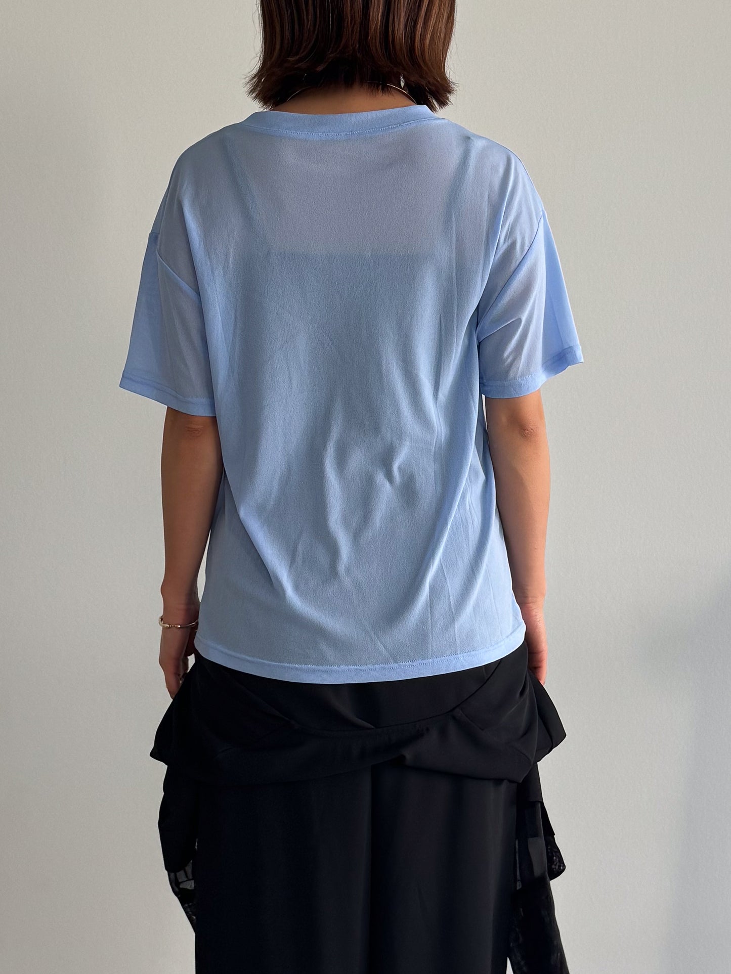 レイヤードニットTシャツ