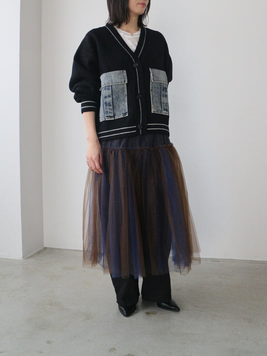 eru チュールティアードチュチュスカート