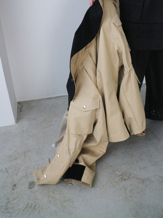 Pqran ジップアップジャケット