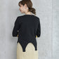 【WEB限定プライス】eru　配色スリーブニットトップス
