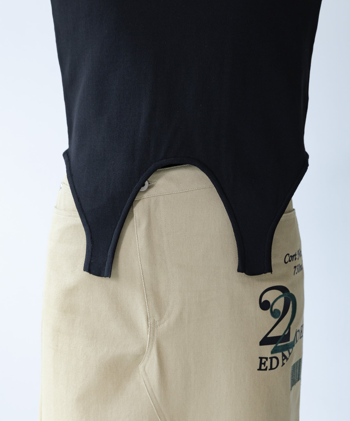 【WEB限定プライス】eru　配色スリーブニットトップス