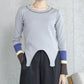 【WEB限定プライス】eru　配色スリーブニットトップス