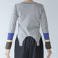【WEB限定プライス】eru　配色スリーブニットトップス