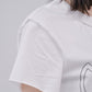 Pqran　【オリジナル図案】馬刺繍カレッジプリントTシャツ