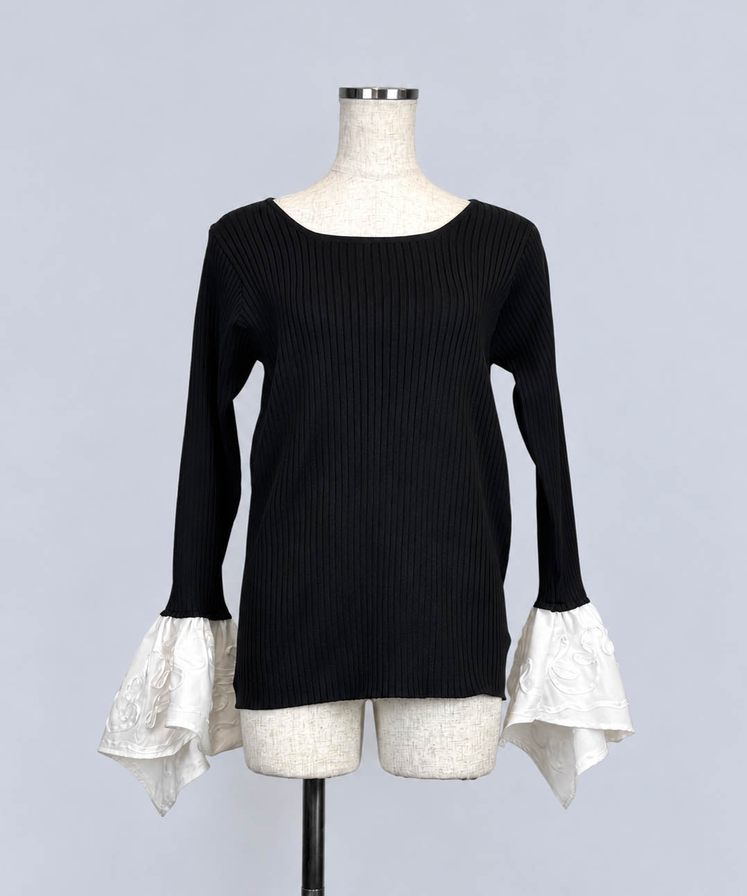 Pqran　カフスフレアニットTOPS
