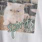 Pqran　【オリジナル図案】CATプリント刺繍Tシャツ