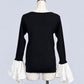 Pqran　カフスフレアニットTOPS