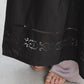 Pqran　カットワーク刺繍カフタンワンピース