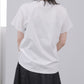 Pqran　【オリジナル図案】馬刺繍カレッジプリントTシャツ