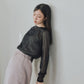 Pqran　シアーTシャツ