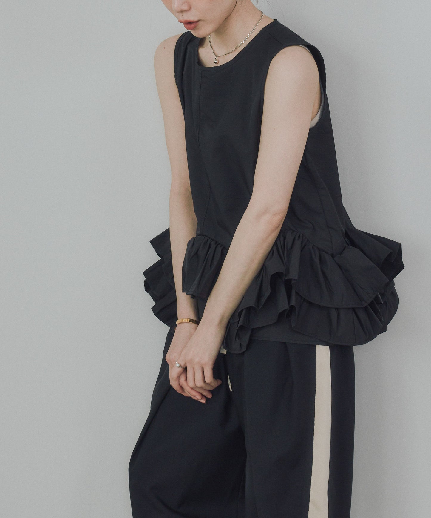 Pqran　チュニックセットニット