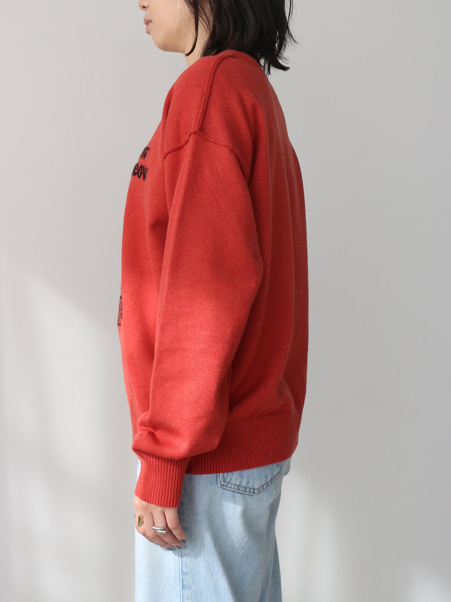 CATジャガードニット