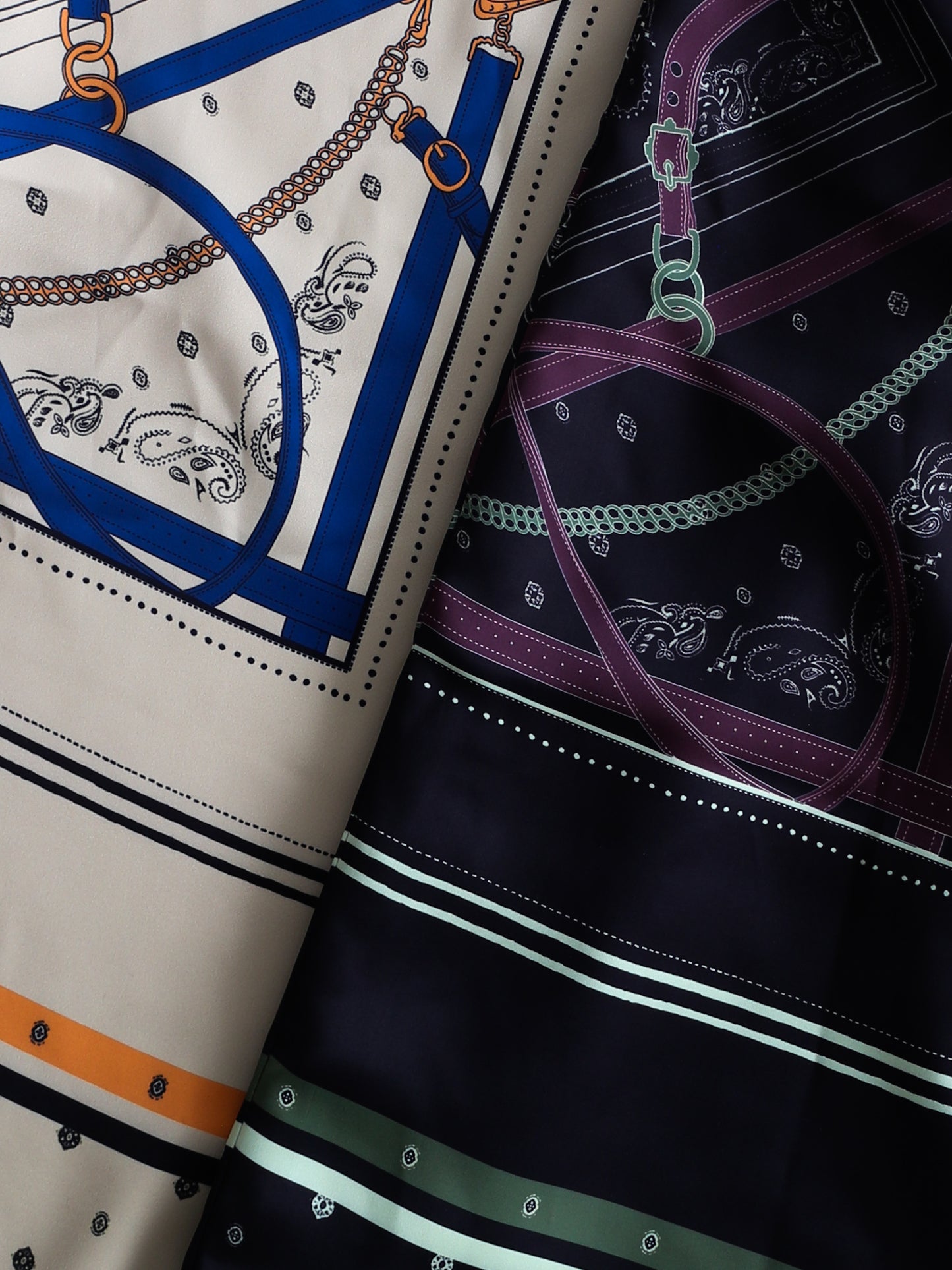 スカーフプリントパンツ