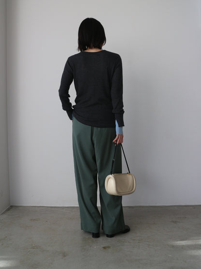 シアーリブカーディガン＆プルオーバーSET