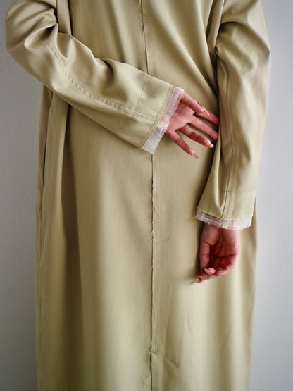 Pqran　Vネックワンピース