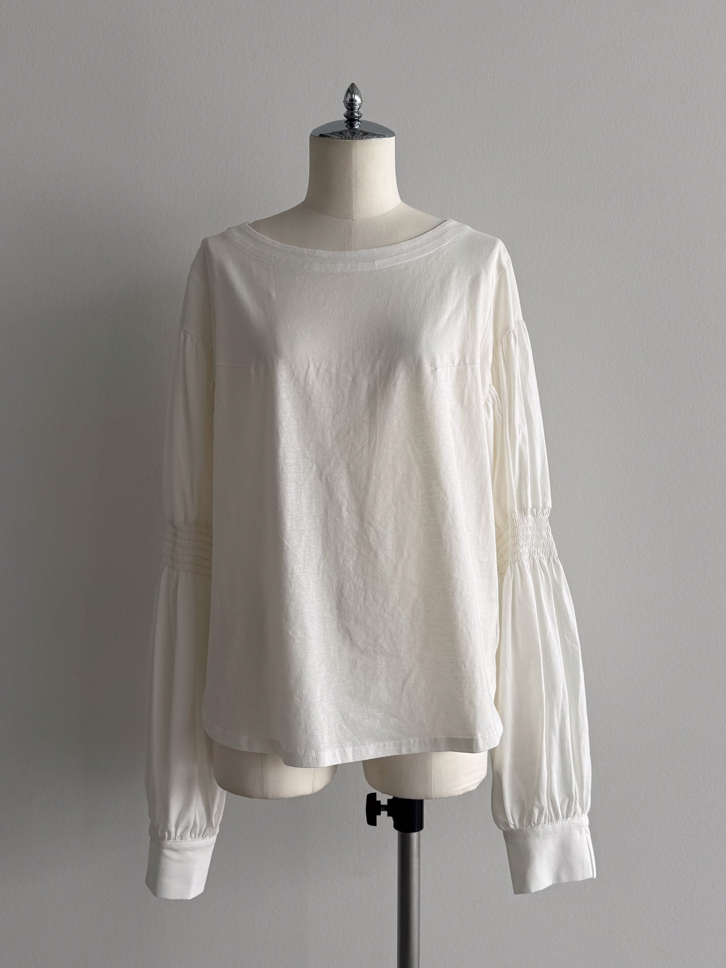 2WAYギャザースリーブT