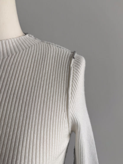 2WAY配色タートルネック