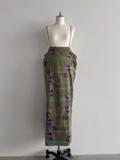 フラワープリントキャミワンピース