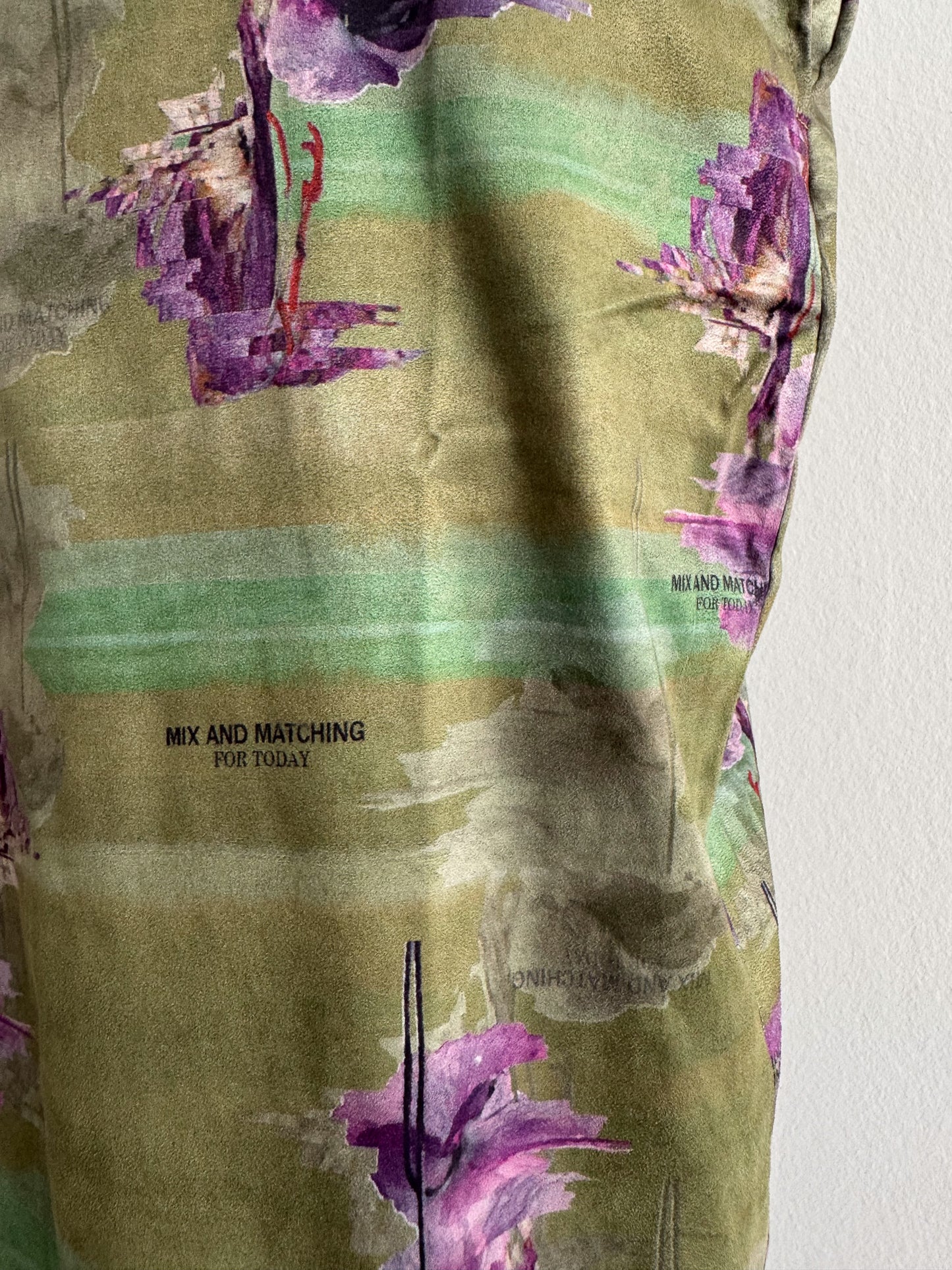 フラワープリントキャミワンピース