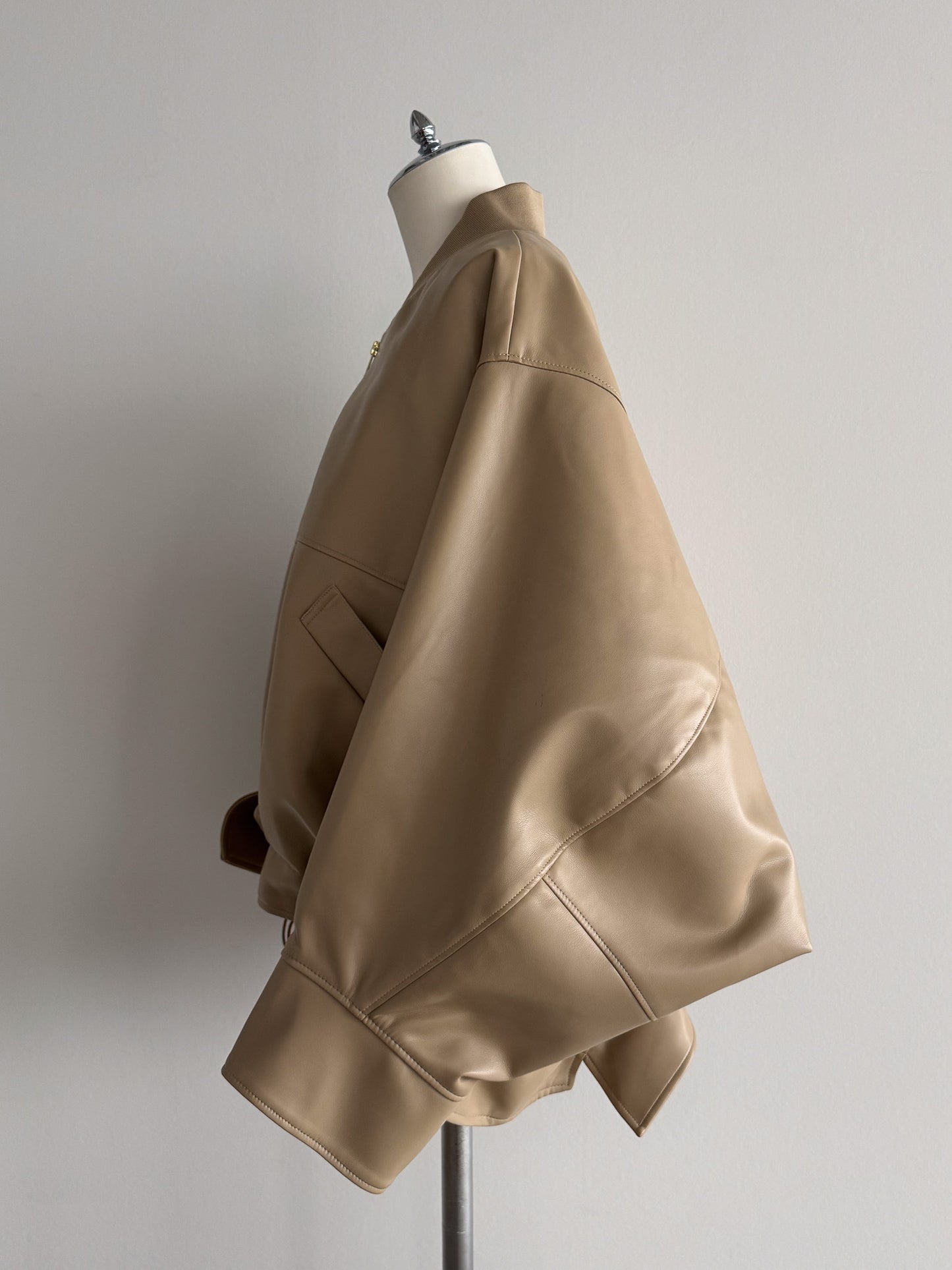 2WAY合皮ブルゾン