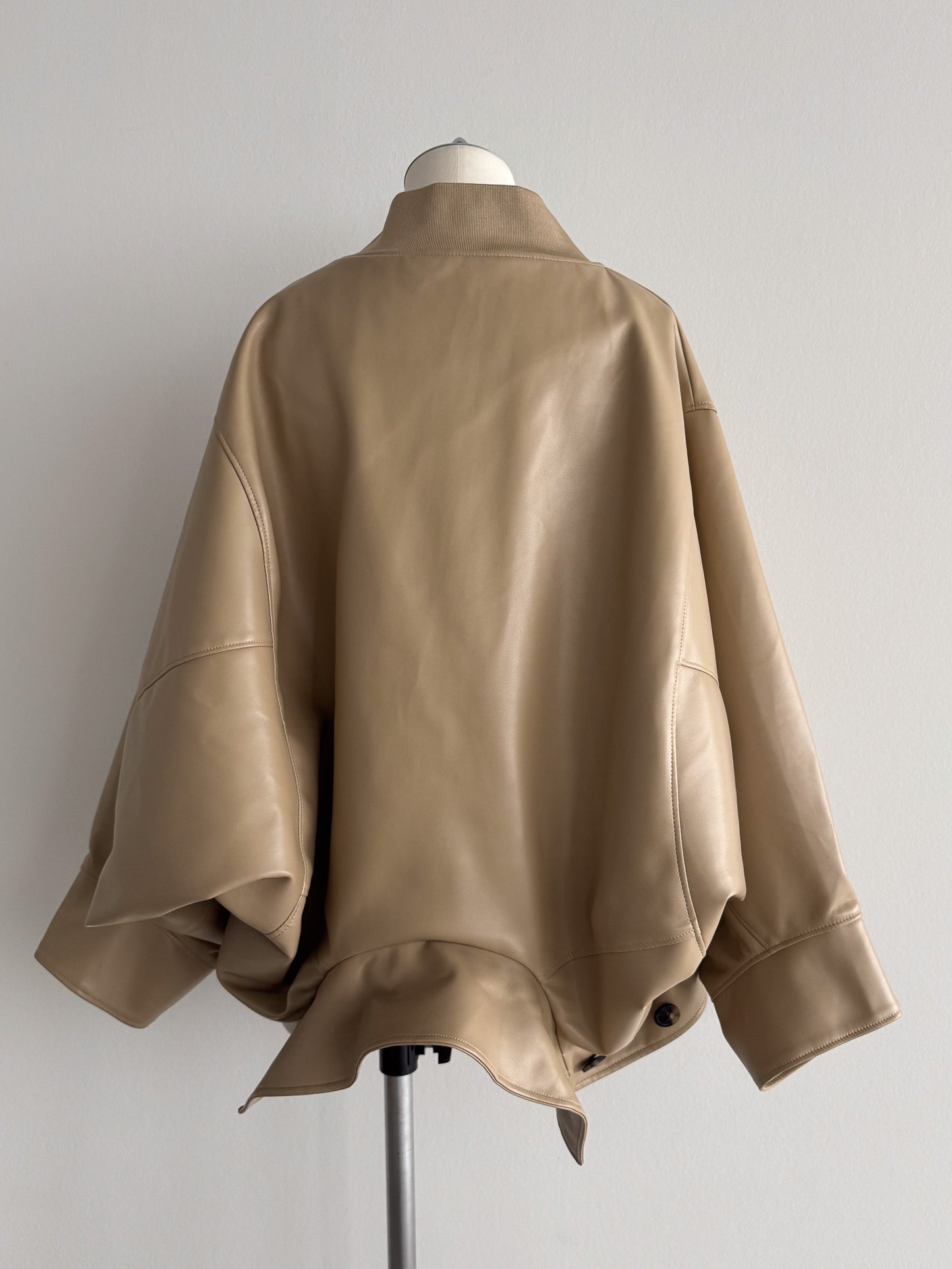 2WAY合皮ブルゾン