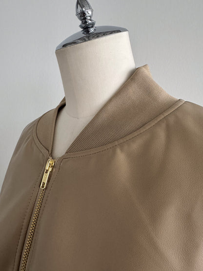 2WAY合皮ブルゾン