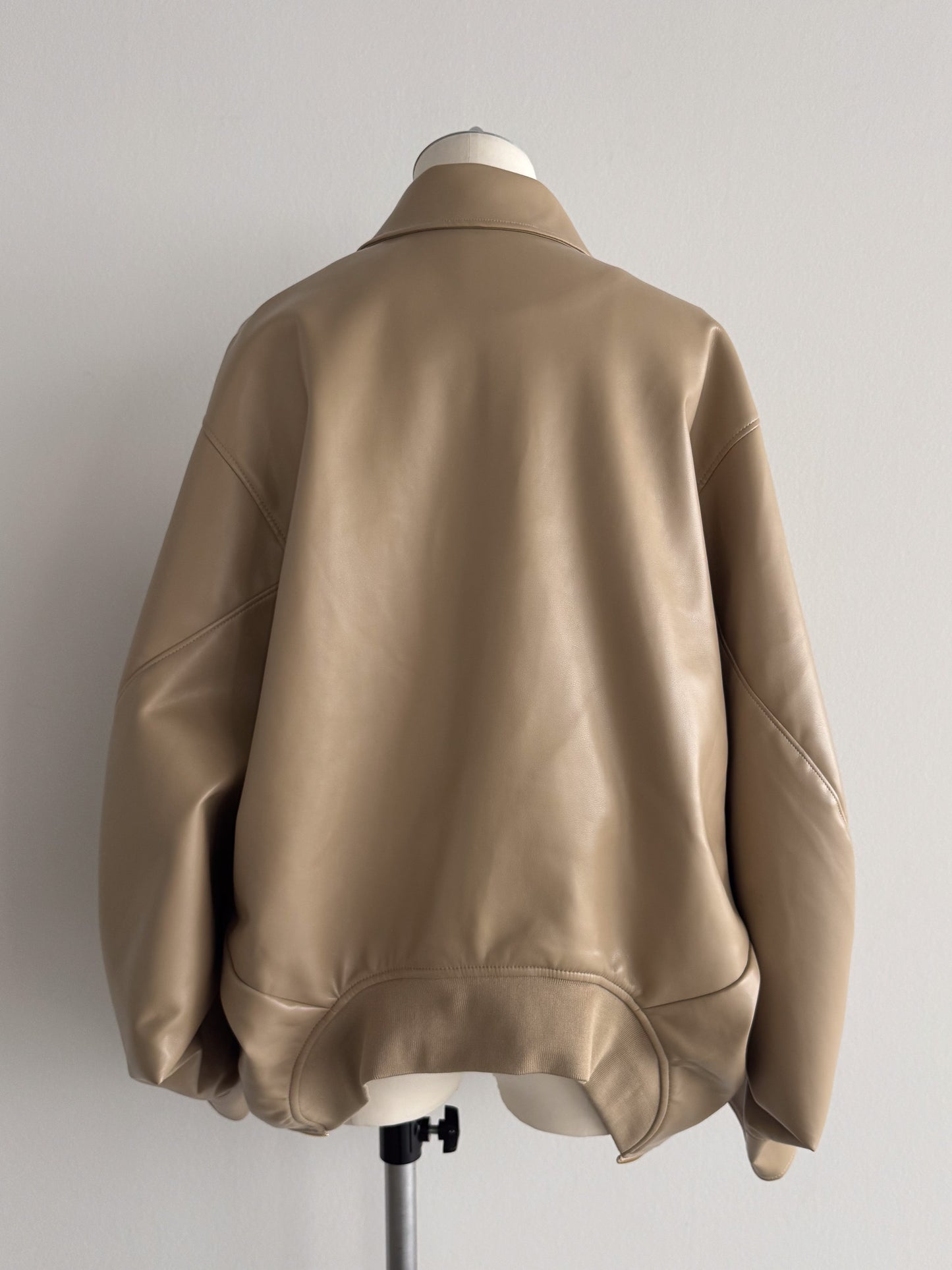 2WAY合皮ブルゾン