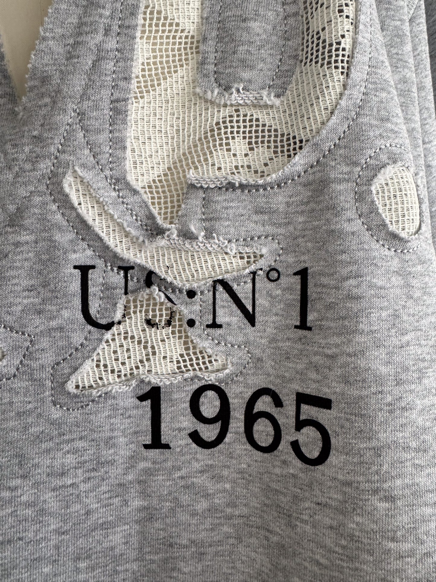 ロゴレーススウェットプルオーバー