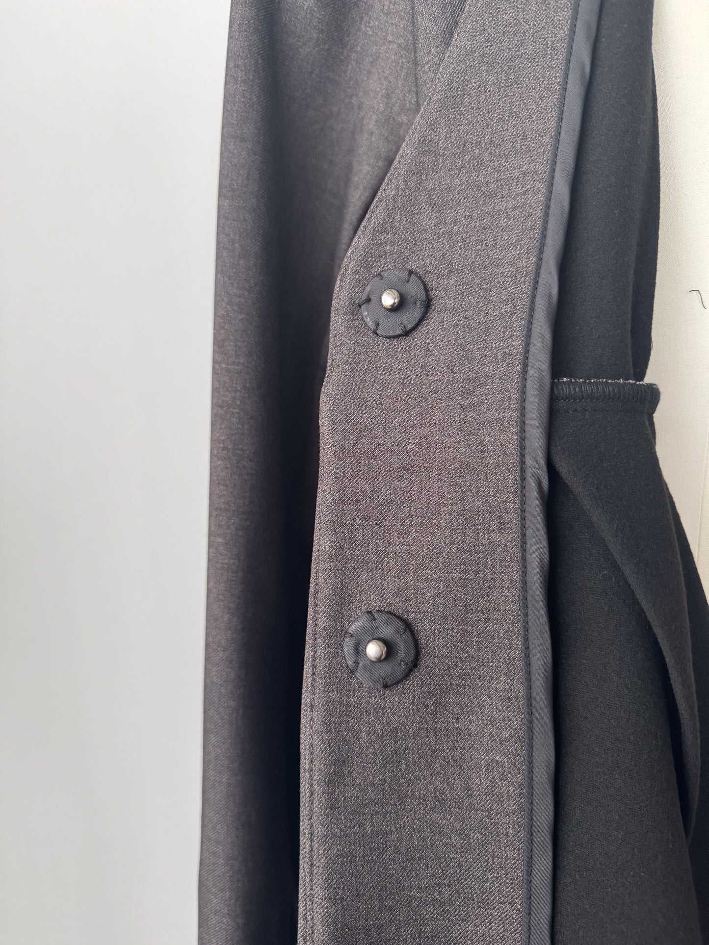 ノーカラーフレアジャケット　