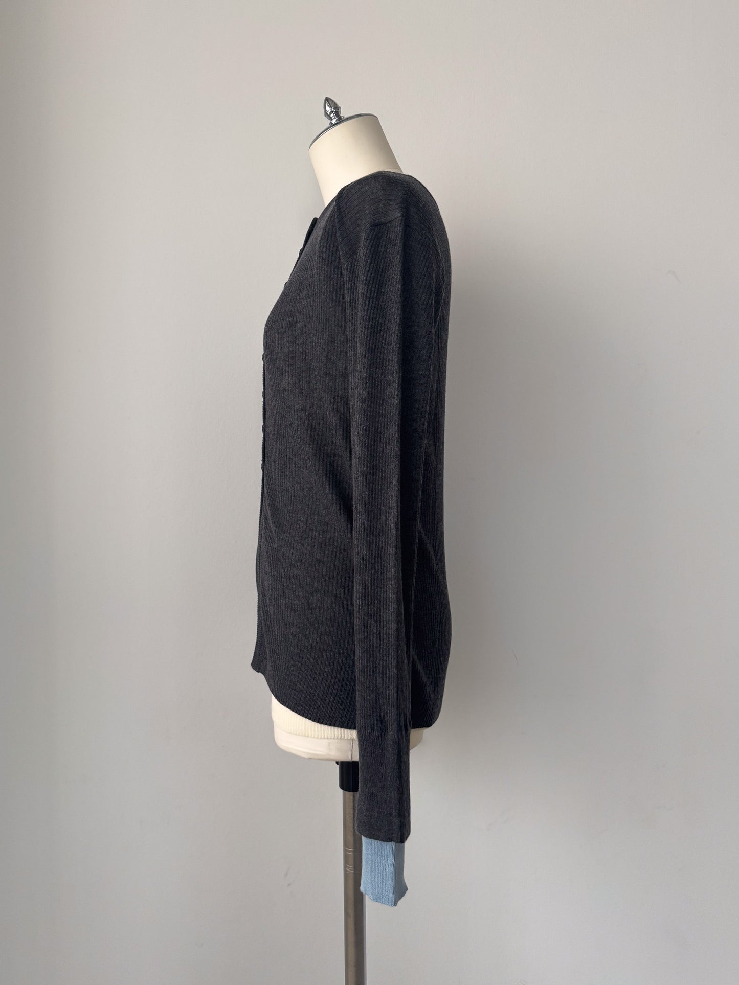 シアーリブカーディガン＆プルオーバーSET