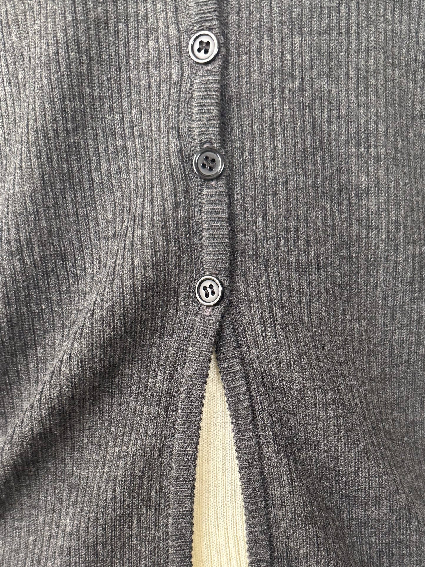 シアーリブカーディガン＆プルオーバーSET