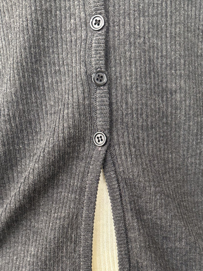 シアーリブカーディガン＆プルオーバーSET