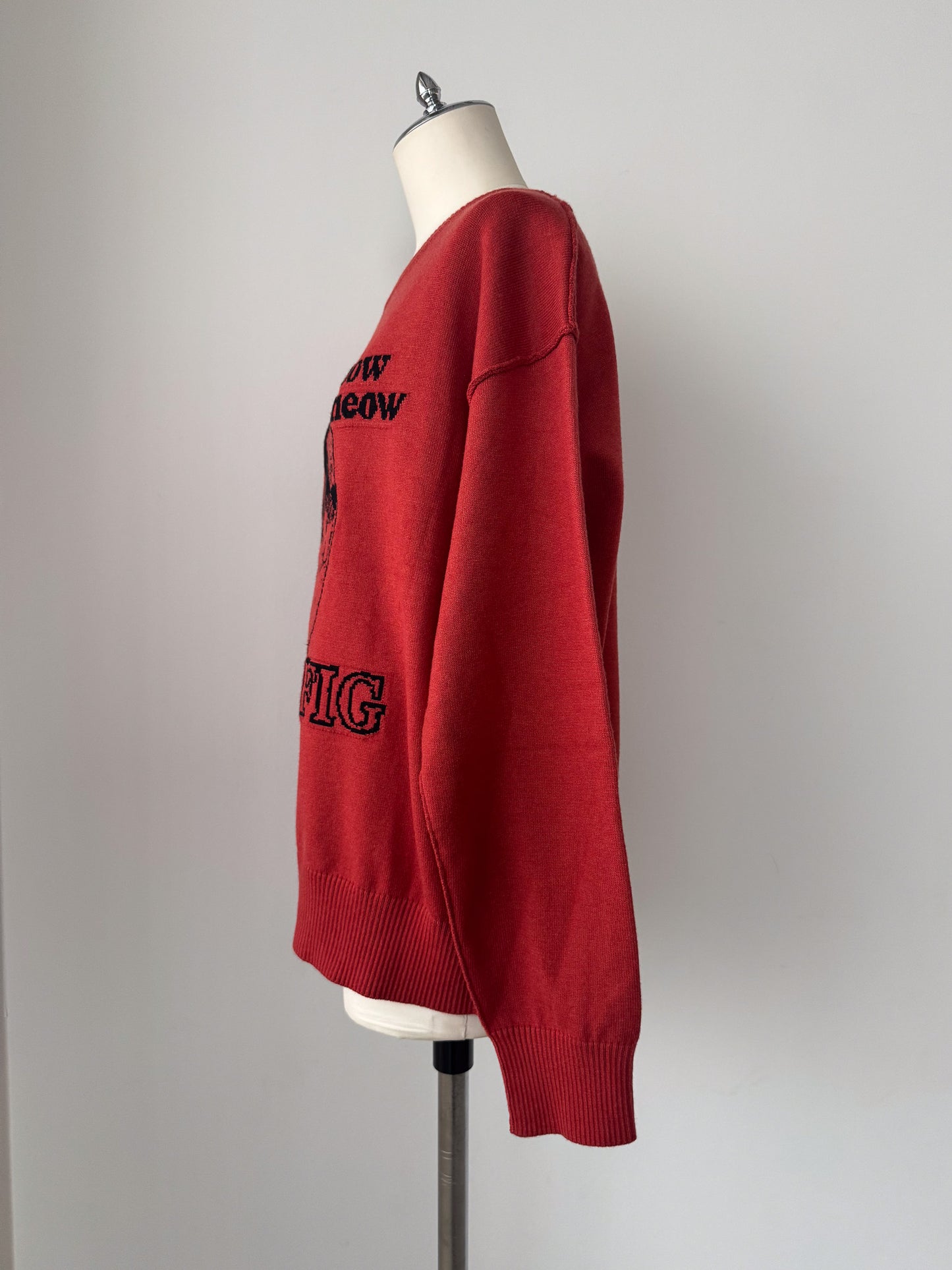 CATジャガードニット