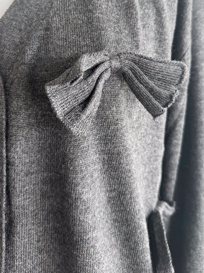 リボンカーディガン