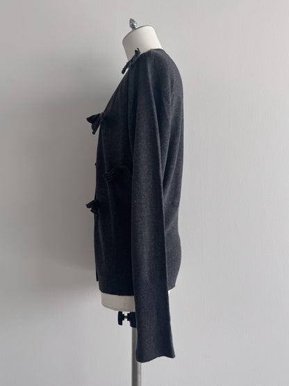 リボンカーディガン