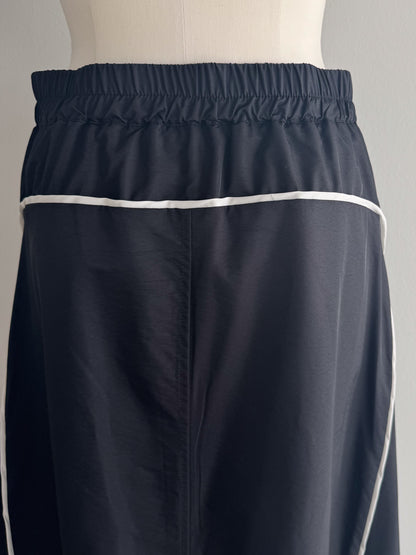 eru　カラーブロッキングデニムスカート