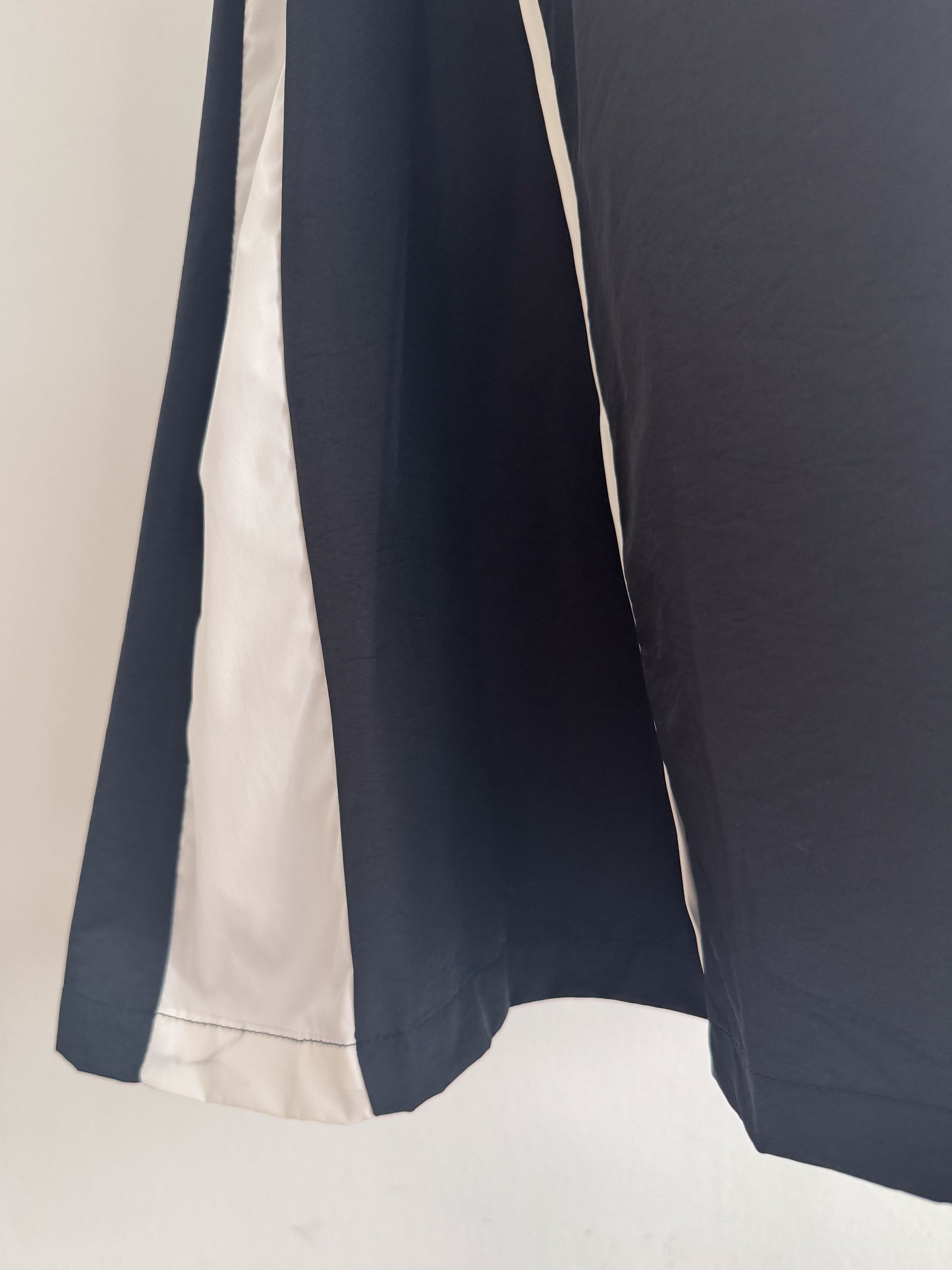 eru　カラーブロッキングデニムスカート