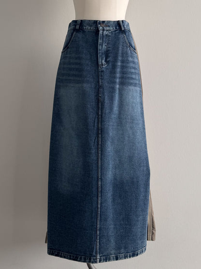 eru　スポーティラインデニムスカート