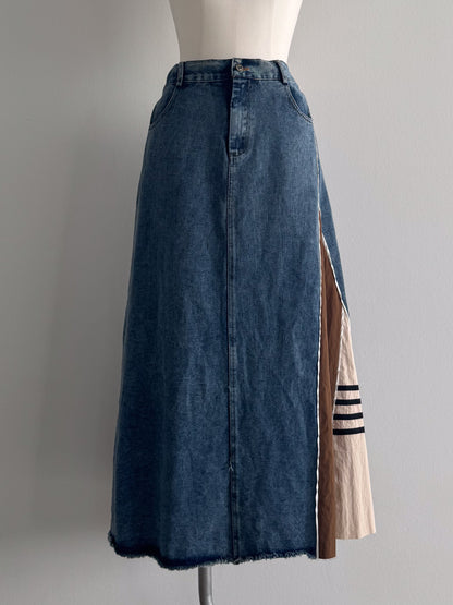 eru　スポーティラインデニムスカート