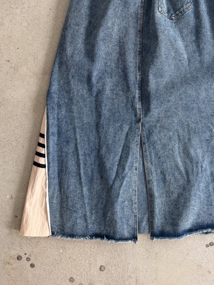 eru　スポーティラインデニムスカート