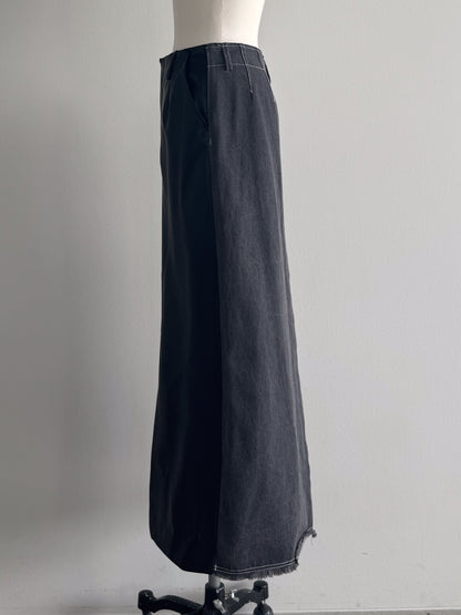 eru　ドッキングデニムスカート