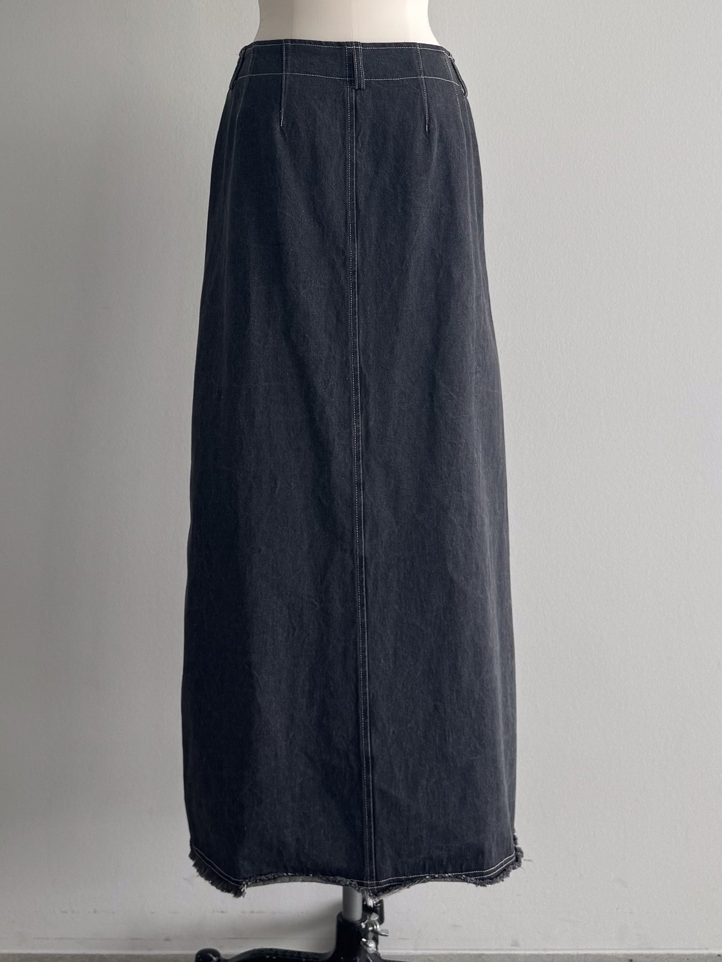 eru　ドッキングデニムスカート