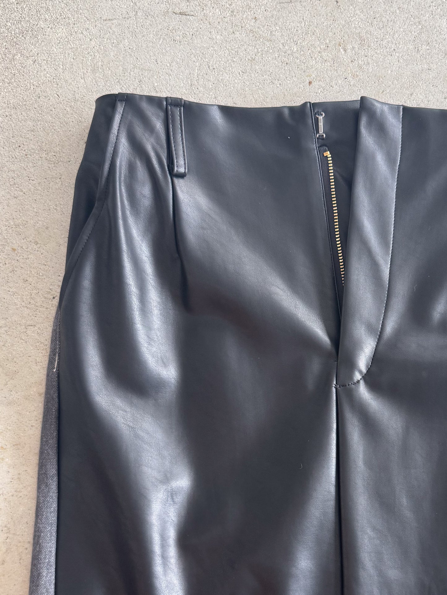 eru　ドッキングデニムスカート