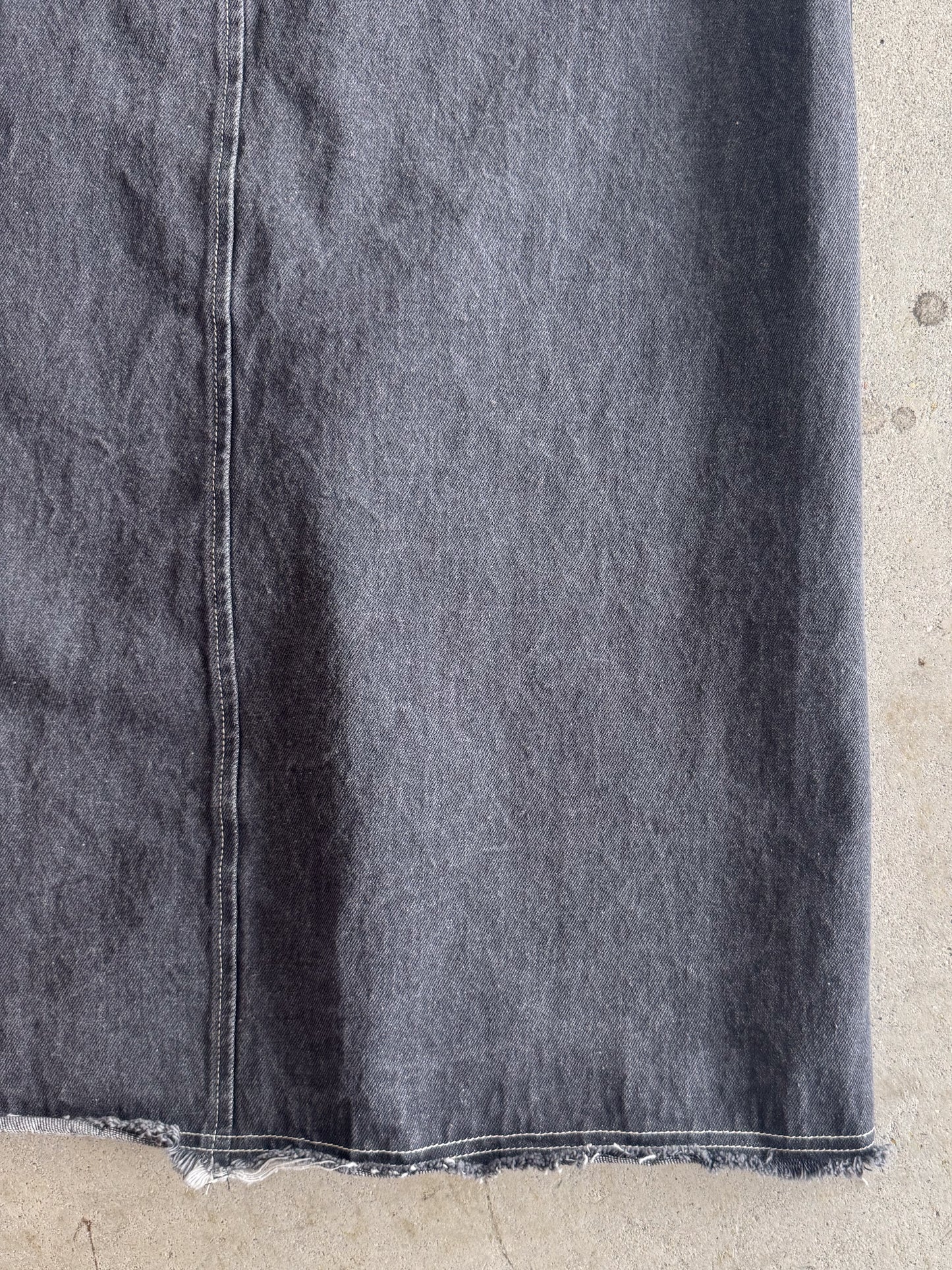 eru　ドッキングデニムスカート