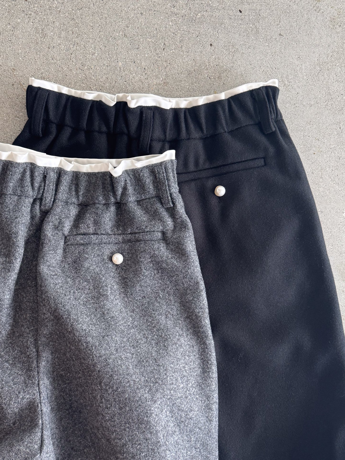 eru　タックハーフパンツ