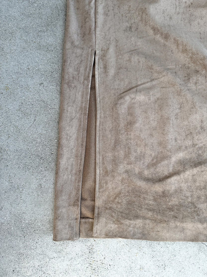 スエードキャミワンピース