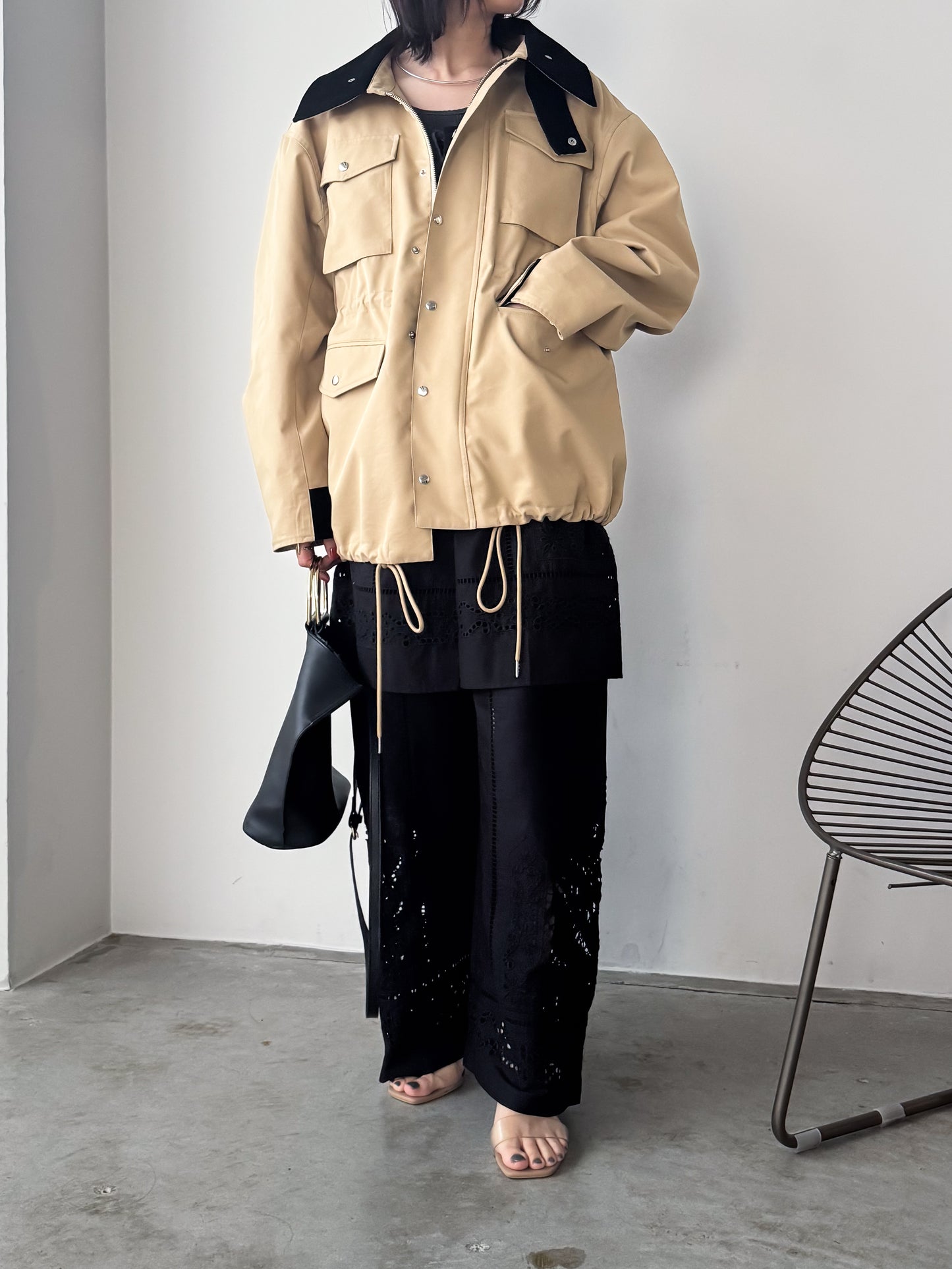 Pqran　ジップアップジャケット