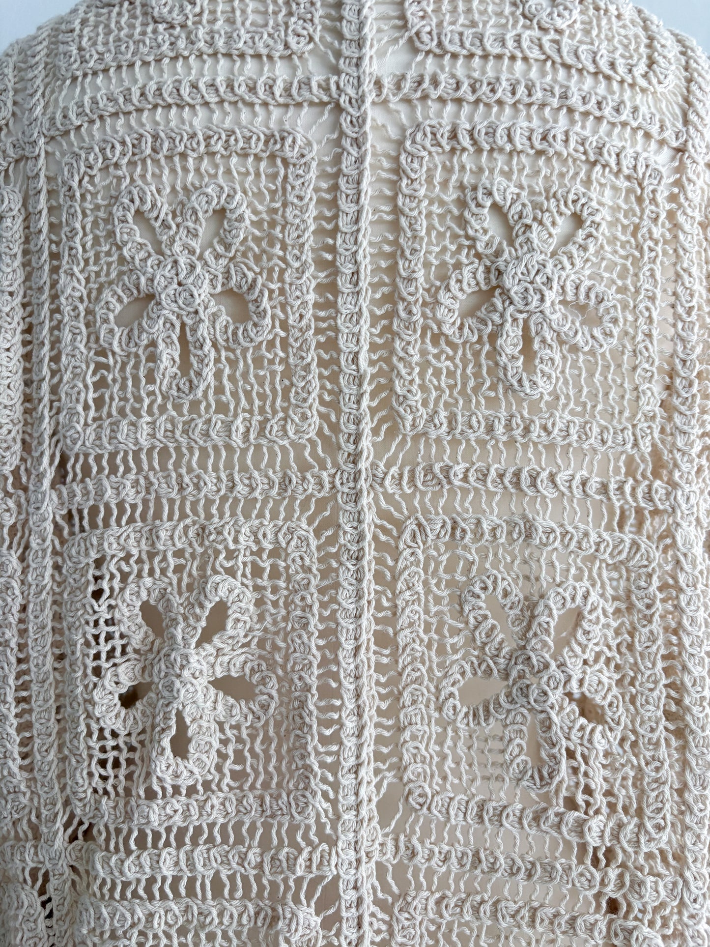 eru  レース編みカーディガン