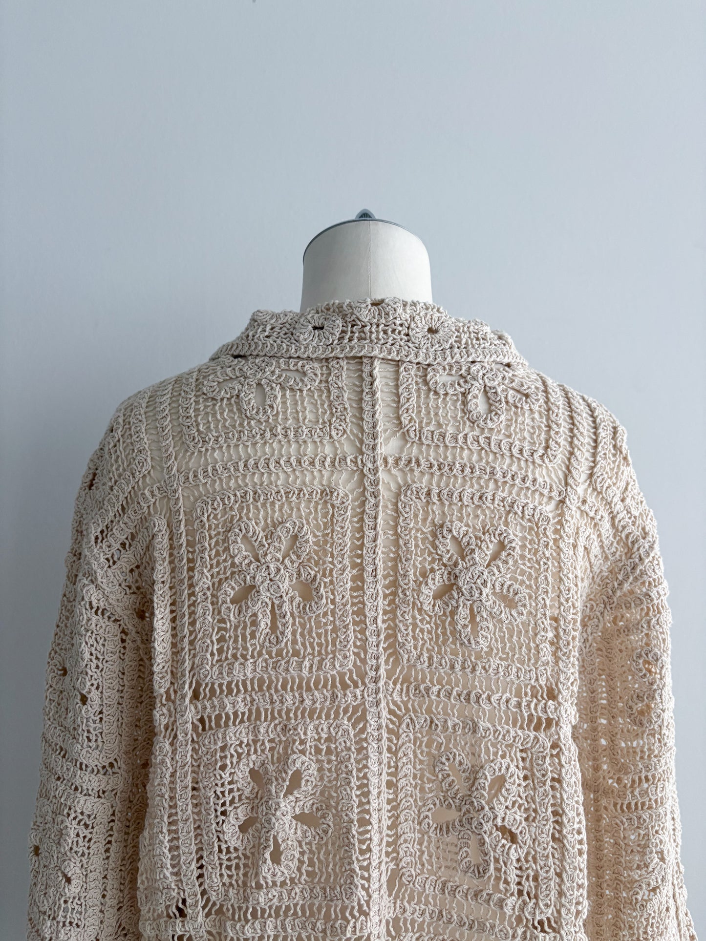 eru  レース編みカーディガン